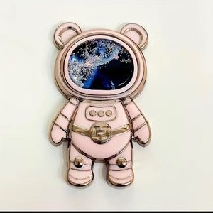 Pink 6D Astronaut Bear Kickstand